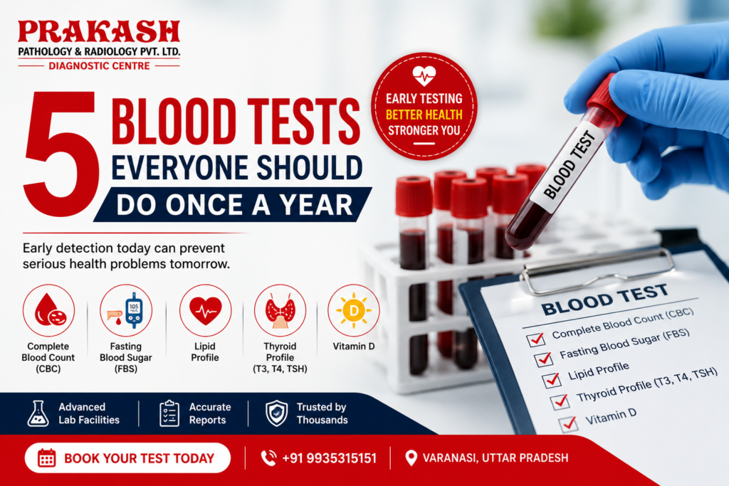 5 Blood Tests Everyone Should Do Once a Year