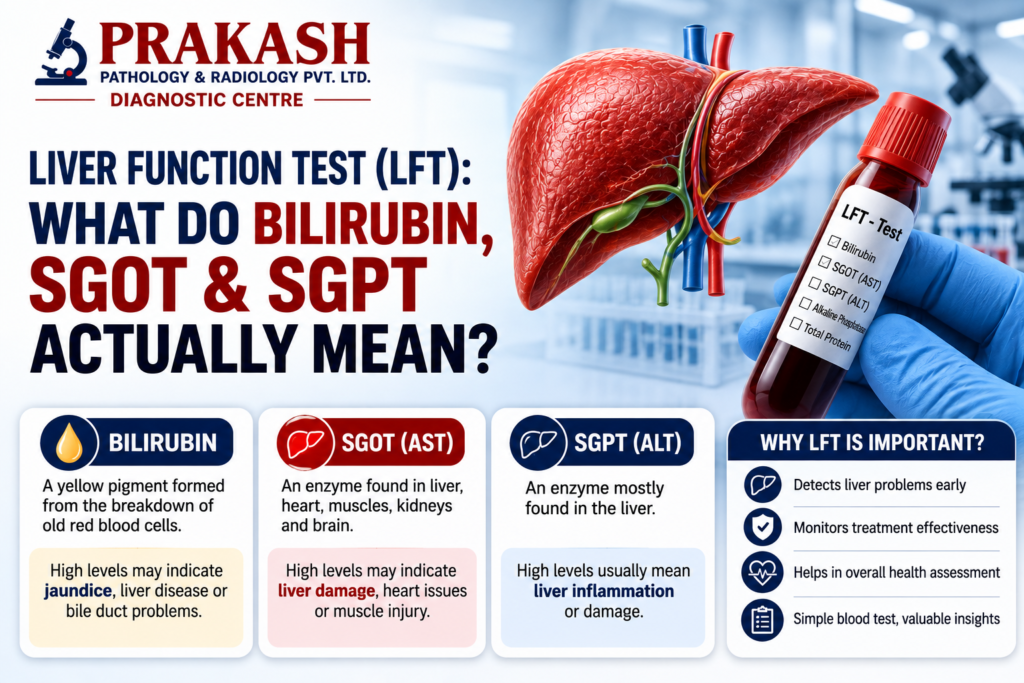 Liver Function Test (LFT): What Do Bilirubin, SGOT & SGPT Actually Mean?