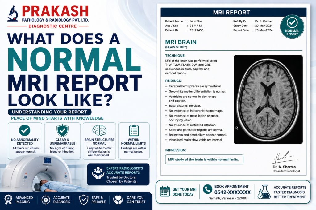 What Does a Normal MRI Report Look Like?